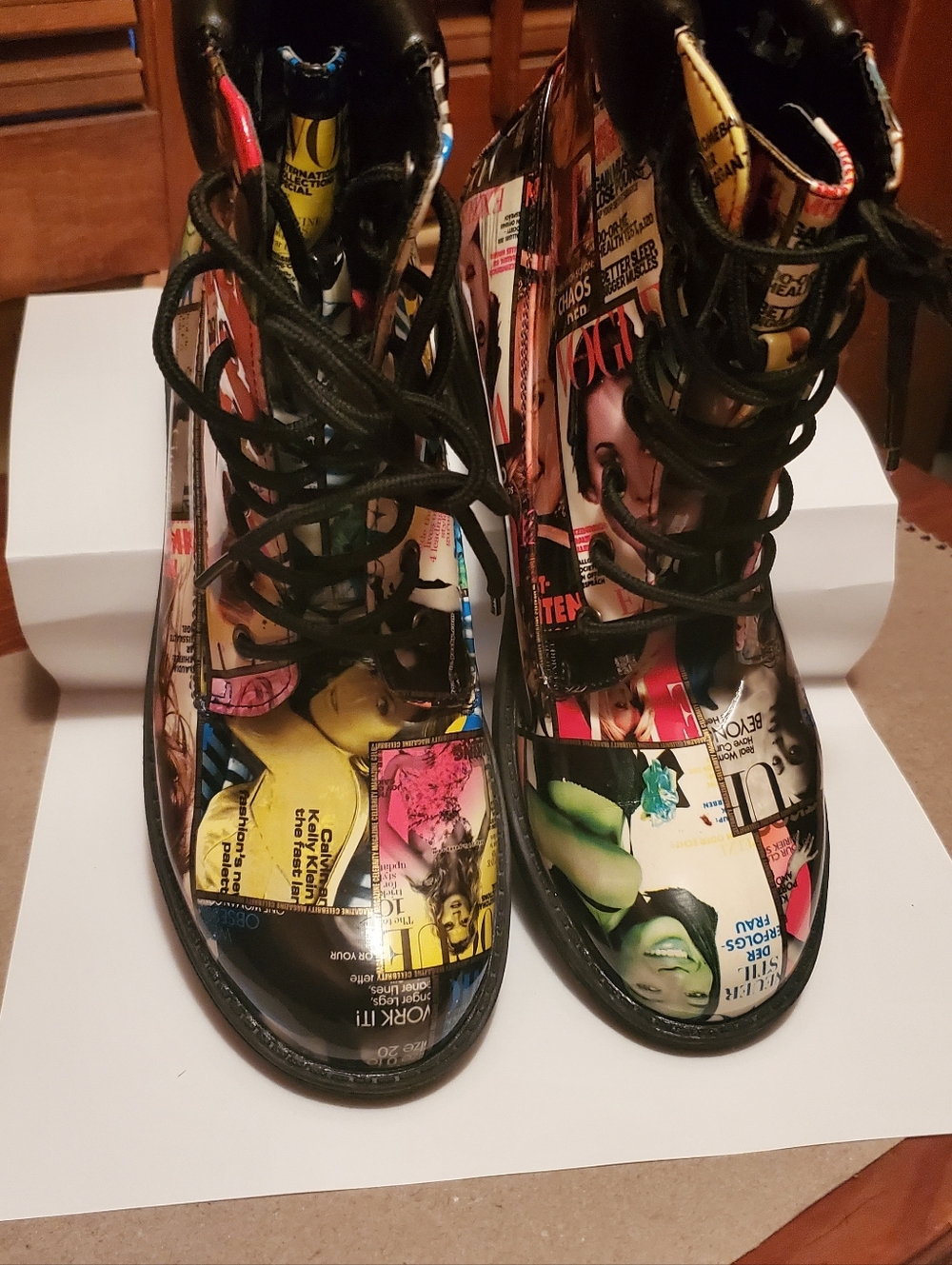 Vintage Y2K Fashion Magazine Booties 8.5 - Picture 11 of 16